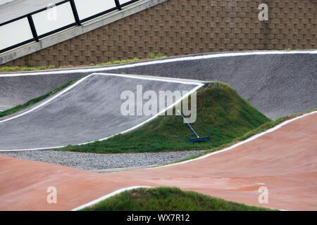 La piste de BMX à Rock Hill en Caroline du Sud Banque D'Images