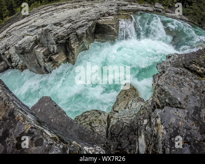 Vue sur le paysage autour de kootenai river national park montana Banque D'Images