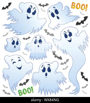 Sujet de droit 2 Ghost Illustration de Vecteur