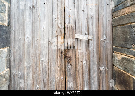 Vieille porte en bois libre Banque D'Images