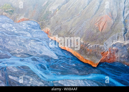 Anjihai xinjiang grand canyon closeup Banque D'Images