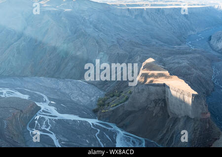 Anjihai xinjiang grand canyon closeup Banque D'Images