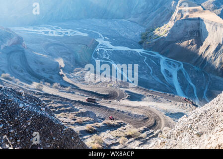 Anjihai xinjiang grand canyon closeup Banque D'Images