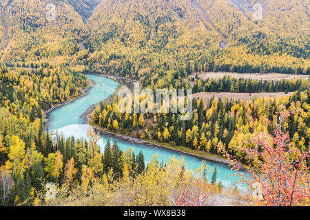 Paysage d'automne kanas Banque D'Images