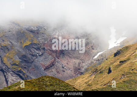 Plus de détails Mont Taranaki, en Nouvelle-Zélande Banque D'Images