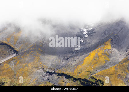 Plus de détails Mont Taranaki, en Nouvelle-Zélande Banque D'Images