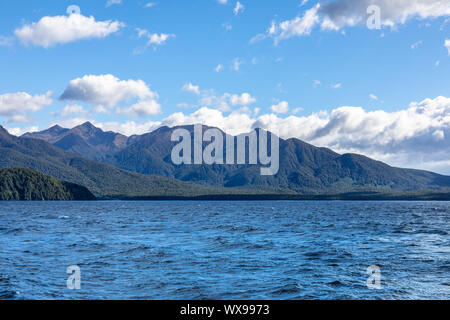 Paysages à Lac Te Anau, Nouvelle-Zélande Banque D'Images