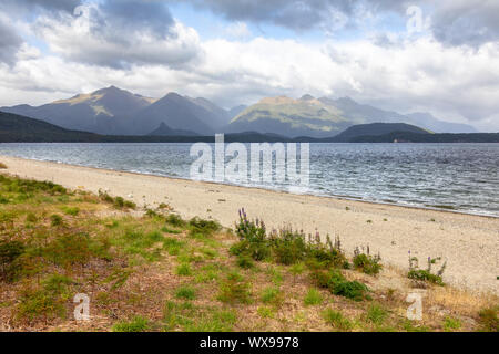 Paysages à Lac Te Anau, Nouvelle-Zélande Banque D'Images