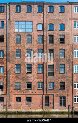 Ancien entrepôt à partir de 1844 dans le district de Harburg Hamburg Banque D'Images