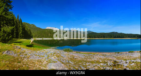 Crno Jezero (Lac Noir) dans le Durmitor - Monténégro Banque D'Images