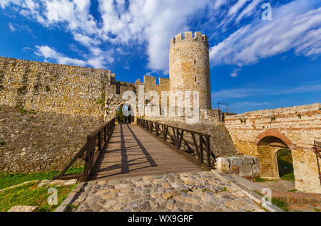 La forteresse de Kalemegdan à Belgrade - Serbie Banque D'Images