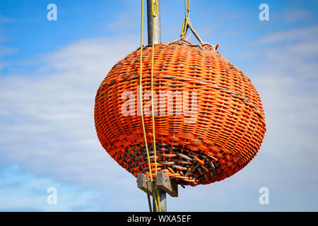 Ballon de lifeguard sur la mer Baltique Banque D'Images