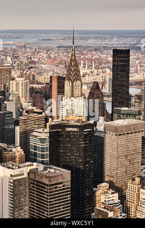 Le Chrysler Building à New York City Banque D'Images