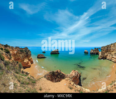 Plage de l'Algarve, Portugal Dos Tres Irmaos Banque D'Images