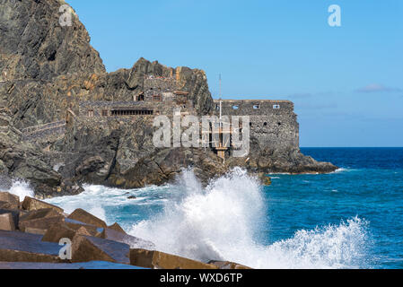 Castillo del Mar à Vallehermoso sur l'île de La Gomera, dans les îles Canaries Banque D'Images