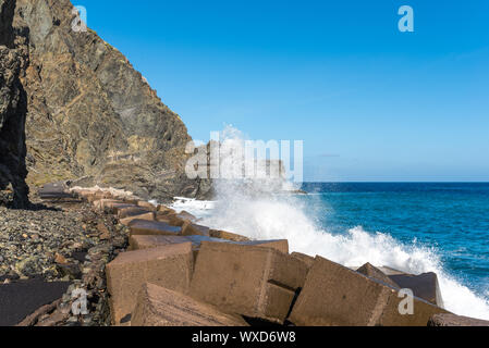 Castillo del Mar à Vallehermoso sur l'île de La Gomera, dans les îles Canaries Banque D'Images