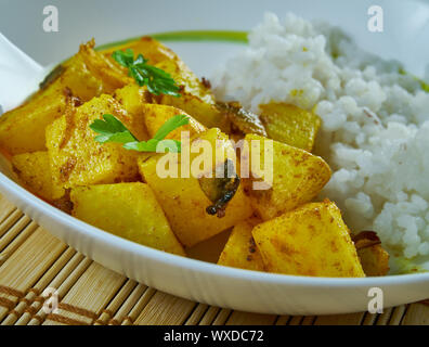 Curry de Daikon Banque D'Images
