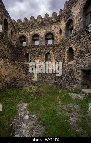 Ruines de la forteresse de Khertvisi géorgien historique fort Banque D'Images