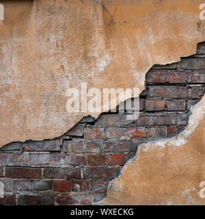 Old grunge mur de briques. Beau millésime historique. Banque D'Images