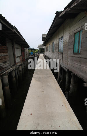 Voyageant à Belakang Padang, Penawar Rindu Island. Batam - Îles Riau Banque D'Images