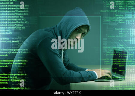 Hacker de la sécurité numérique concept Banque D'Images