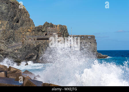 Castillo del Mar à Vallehermoso sur l'île de La Gomera, dans les îles Canaries Banque D'Images