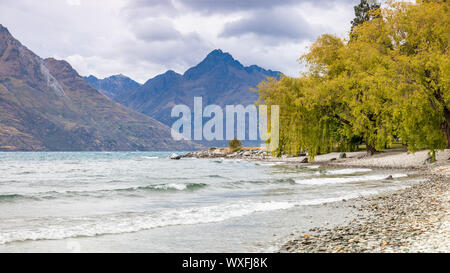 Paysages à Lac Te Anau, Nouvelle-Zélande Banque D'Images