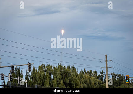 Cap Canaveral, Floride, USA - lancement de fusée SpaceX Banque D'Images