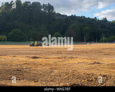 Maidstone Park Tous les dug up Banque D'Images