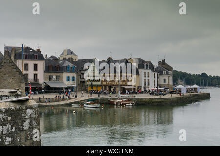 Auray, Morbihan / France - 25 août 2019 : vue sur la vieille ville d'Auray en Bretagne dans l'ouest de la France Banque D'Images