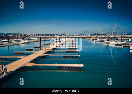 Port de Laredo en été Banque D'Images