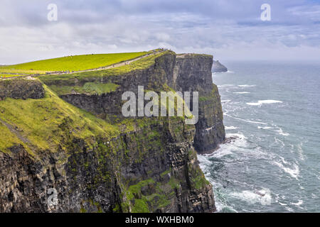 Les falaises de Moher en Irlande Banque D'Images