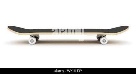 Tout nouveau skate, représenté sur un fond blanc Banque D'Images