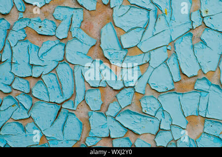 Les craquements de la peinture sur la surface comme bonne texture Banque D'Images