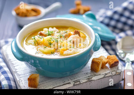 Soupe aux pois Banque D'Images