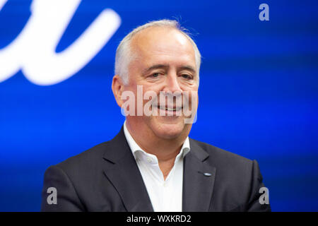 Frankfurt, Deutschland. Sep 12, 2019. Gunnar Herrmann, Directeur exécutif de Ford Allemagne, l'ouverture d'International Motor Show de Francfort, l'IAA 2019 sur 12.09.2019. Utilisation dans le monde entier | Credit : dpa/Alamy Live News Banque D'Images