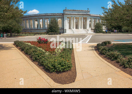 Arlington, VA, USA - 27 juil., 2019. Amphithéâtre mémorial au cimetière national d'Arlington Banque D'Images