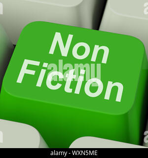 Clé non fiction montrant le matériel pédagogique ou les livres de texte Banque D'Images