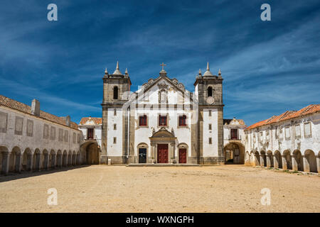 Igreja de Nossa Senhora do Cabo, église du 18ème siècle à Cabo Espichel, Costa Azul (Côte Bleue), district de Setubal, Portugal, Lisboa région Banque D'Images