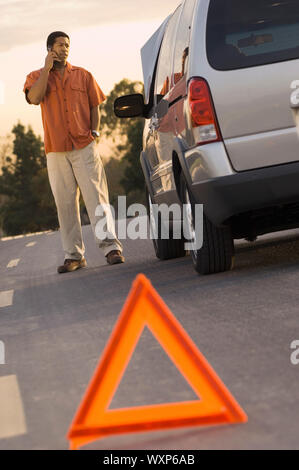 Problèmes de voiture Banque D'Images