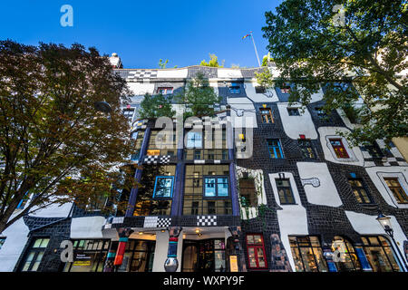 Kunst Haus Wien - Musée Hundertwasser, Vienne, Autriche. Banque D'Images