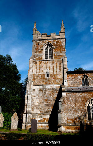 Saint Thomas Becket une église, Skeffington, Leicestershire, England, UK Banque D'Images