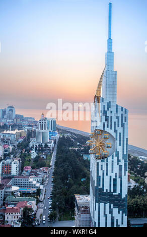 Batumi vue aérienne , Géorgie Banque D'Images