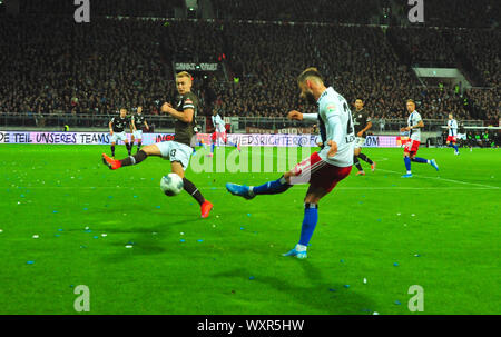 FC St Pauli vs VHS (2:0), Hambourg, Millerntor Banque D'Images