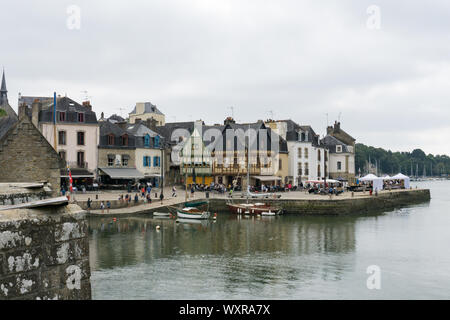 Auray, Morbihan / France - 25 août 2019 : vue sur la vieille ville d'Auray en Bretagne dans l'ouest de la France Banque D'Images