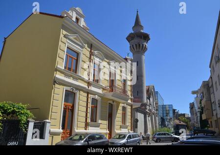 Constanta (Tomis) am Schwarzen Meer, Dobrudscha, Rumänien : König Carol Moschee Banque D'Images