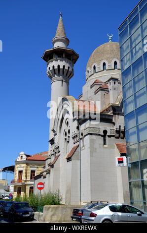 Constanta (Tomis) am Schwarzen Meer, Dobrudscha, Rumänien : König Carol Moschee Banque D'Images