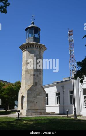 Constanta (Tomis) am Schwarzen Meer, Dobrudscha, Rumänien : Leuchtturm Banque D'Images