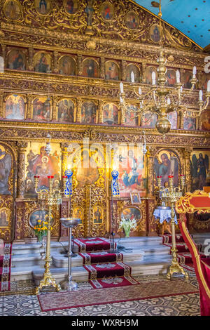 Église d'Agios Nikolaos à Lefkada town, Lefkada, Grèce l'île de Lefkas / Banque D'Images