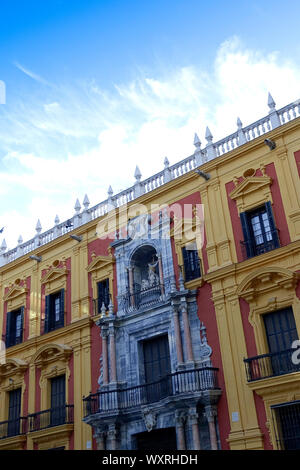 Palacio Episcopal, Malaga, Espagne. Banque D'Images